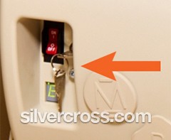 Stair Lift with Key Operation | Silver Cross Stair Lift with Key Operation | Silver Cross