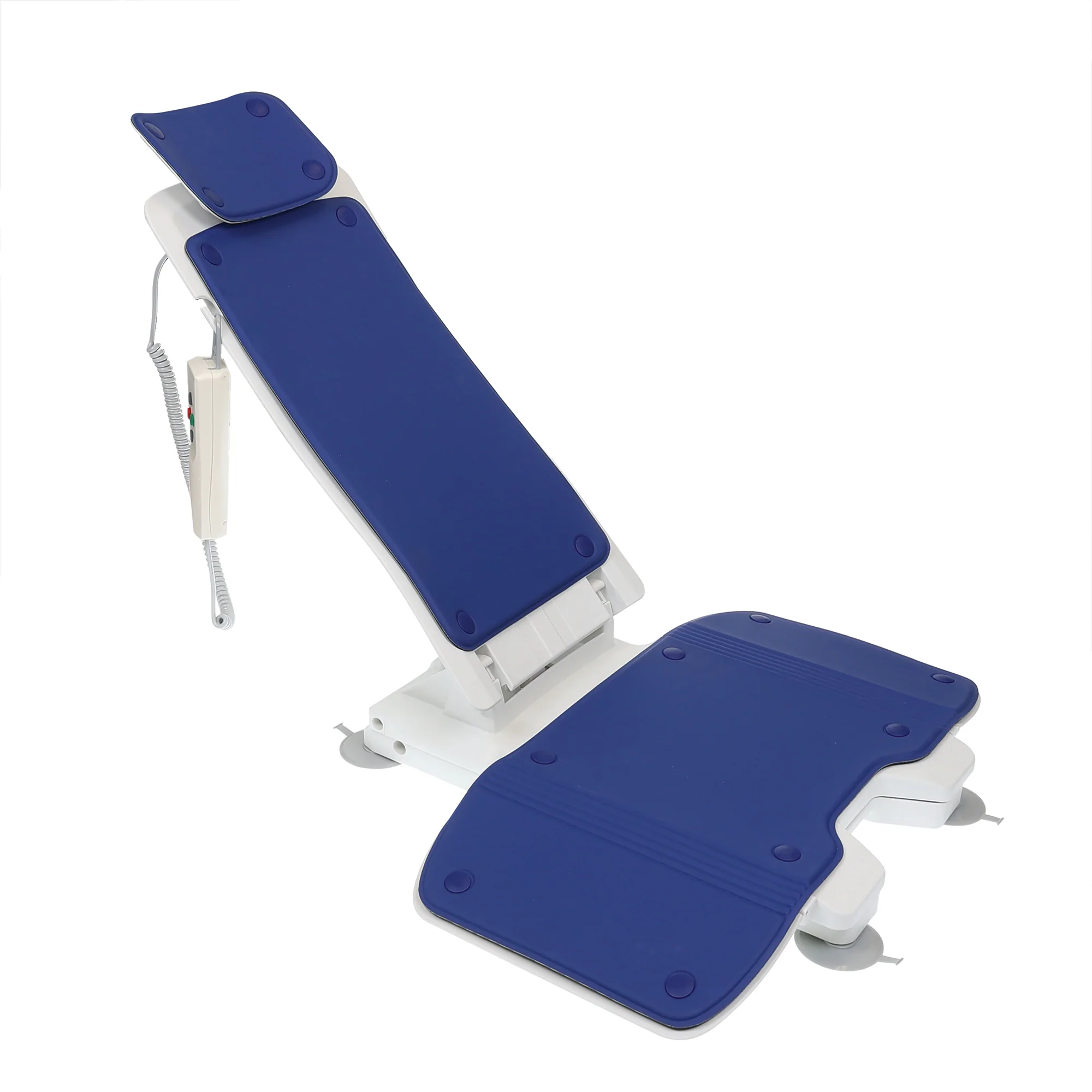 Bath lift in reclined position