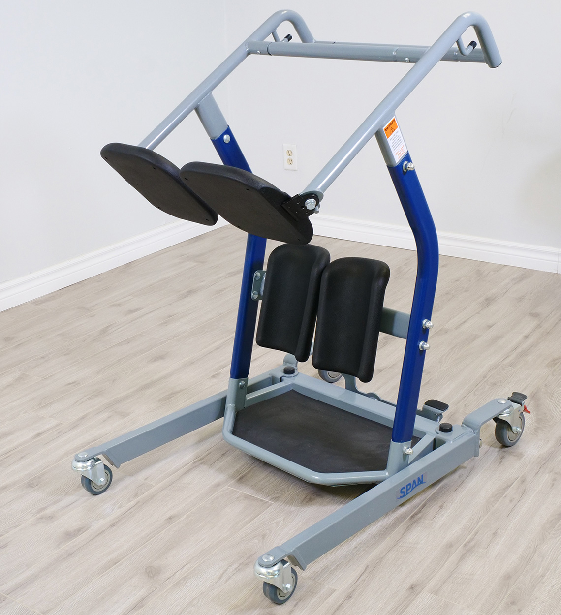 A sit-to-stand lift
