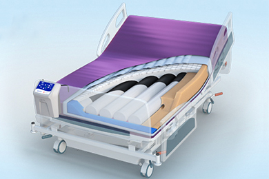 Bariatric medical mattress showing the inside of the mattress